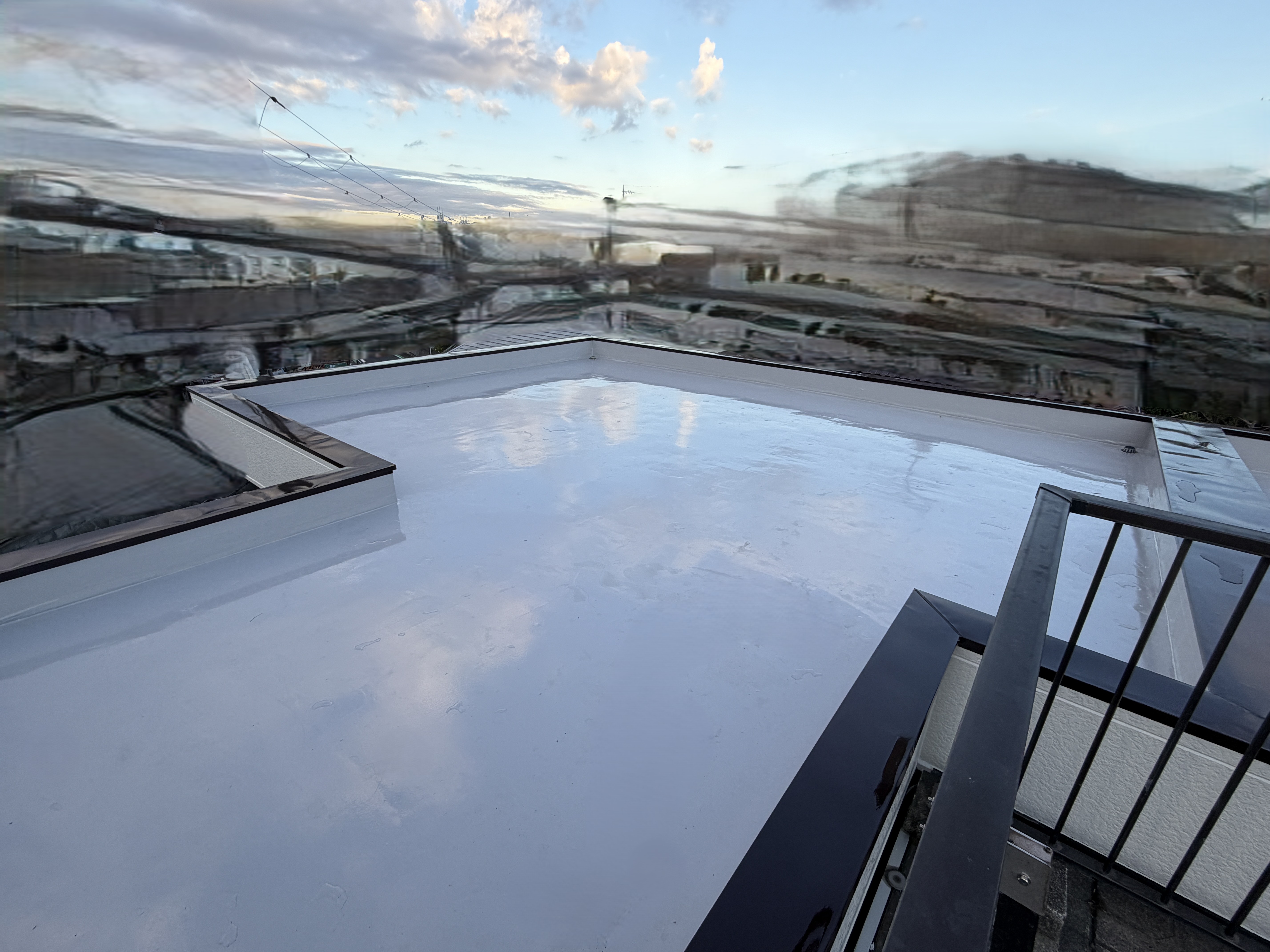 磯子区　戸建　外壁・屋根・附帯物・鉄骨階段　N様邸4